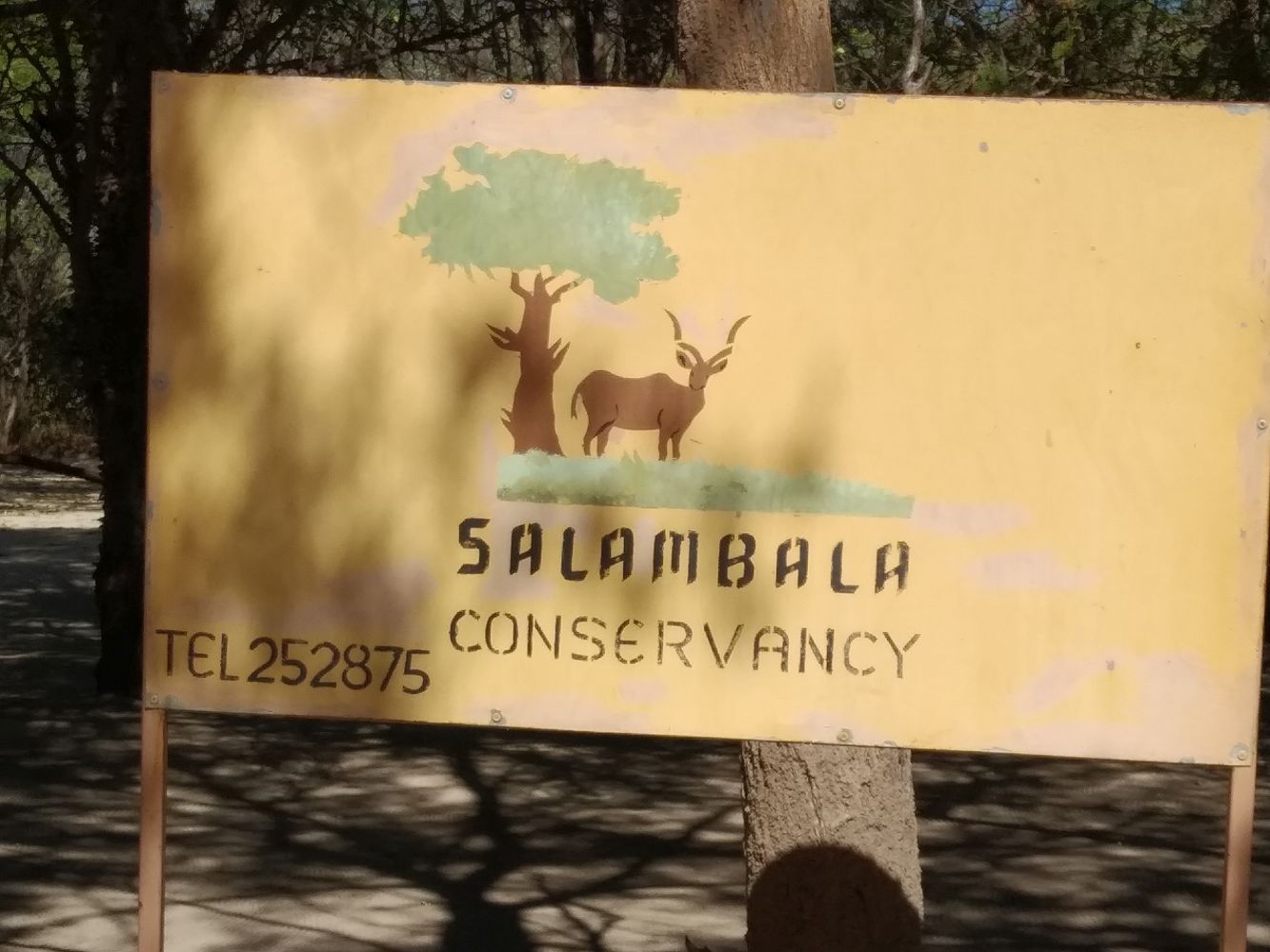 ... vstup do přírodní rezervace - Namibie 