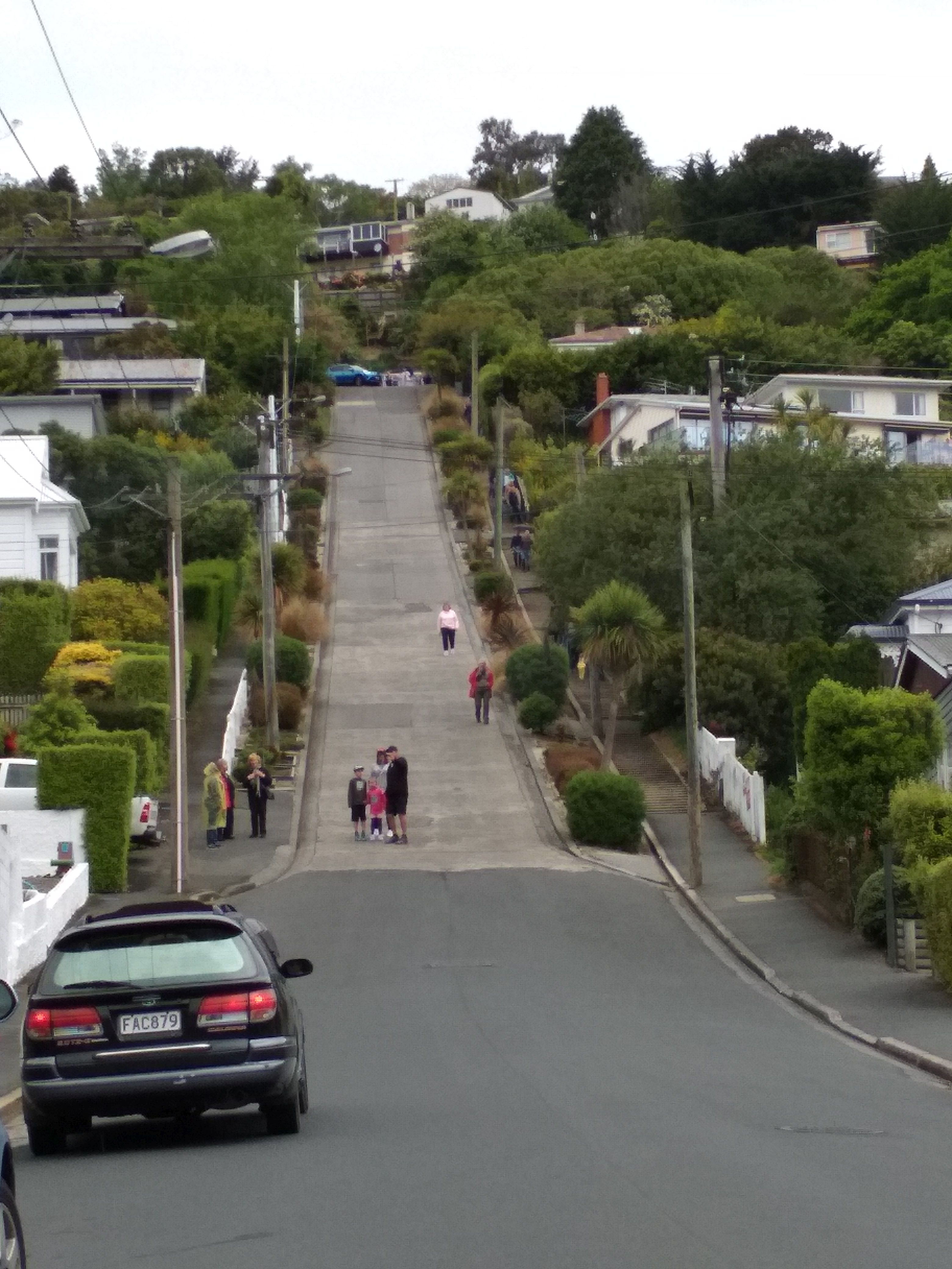 Dunedin - nejstrmější ulice