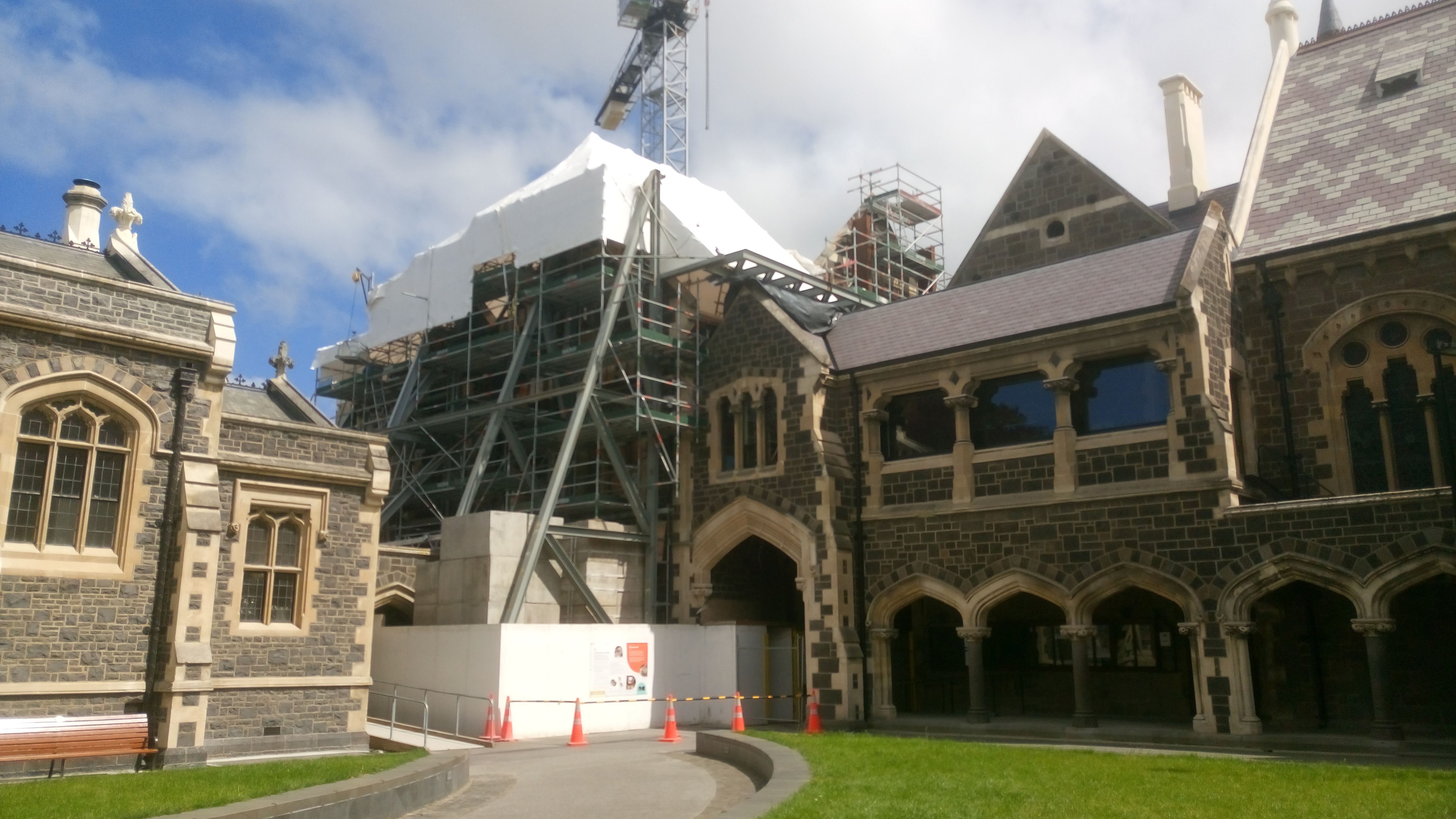 Christchurch - oprava domů